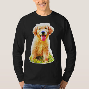Adorable Golden Retriever Puppy Named Miso T-Shirt