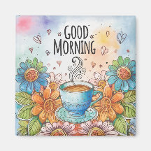 Adorable Good Morning Fridge