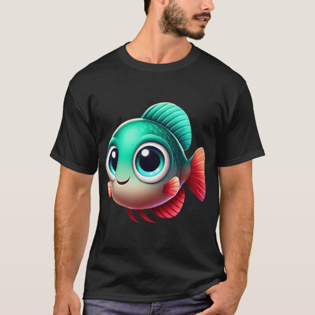 Adorable Gourami Fish T-Shirt (Front)