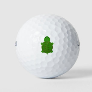 Adorable Green Turtle Golf Balls