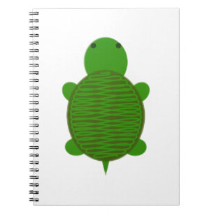 Adorable Green Turtle Notebook
