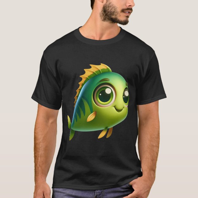Adorable Greenling Kelp Fish T-Shirt (Front)