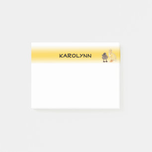 Adorable Grey and Yellow Ducklings Photograph Post-it Notes