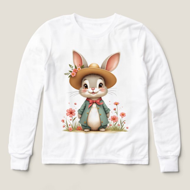 Adorable Grey Bunny (Design Front)