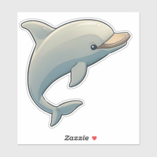 Adorable grey little Dolphin