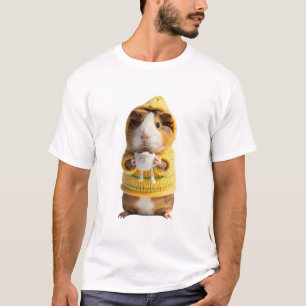 Adorable Guinea Pig in Yellow Sweater