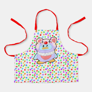 Adorable Gum Ball and Clown Baking Apron