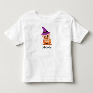 Adorable Halloween Baby Owl Toddler T-Shirt