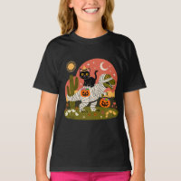 Adorable Halloween Cat on Dinosaur – Spooky Fun