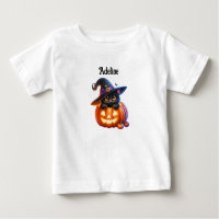 Adorable Halloween Cat Pumpkin Design