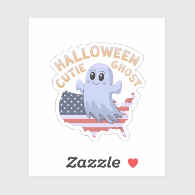 Adorable Halloween Cute Ghost Spooky, Funny (Sheet)