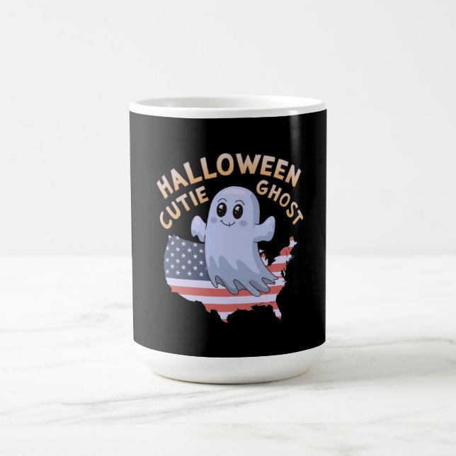 Adorable Halloween Cute Ghost Spooky, Funny Coffee Mug (Center)