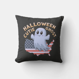 Adorable Halloween Cute Ghost Spooky, Funny Cushion