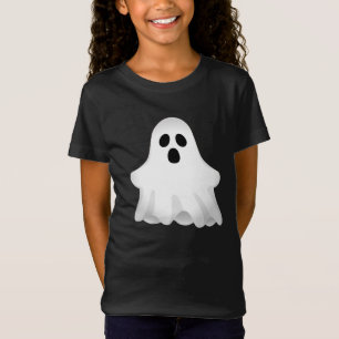 Adorable Halloween Ghost Girl's T-Shirt