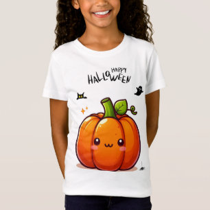 Adorable Halloween Pumpkin Design for Spooky Fun T-Shirt