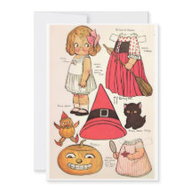 Adorable Halloween Witch 🎃 Paper Dolls