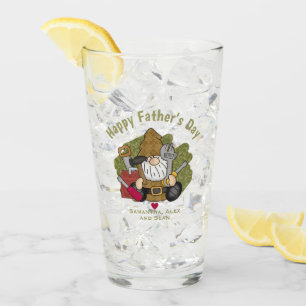 Adorable Handyman & Carpenter Garden Gnome Glass