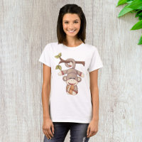 Adorable Hanging Monkey with Football