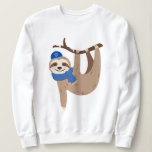 Adorable Hanukkah Sloth Sweatshirt<br><div class="desc">Festive personalised Hanukkah design.</div>