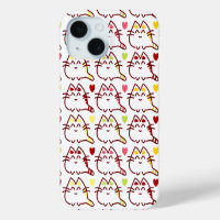 Adorable Happy Bubble Cats Pattern