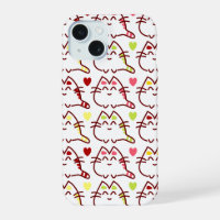 Adorable Happy Bubble Cats Pattern