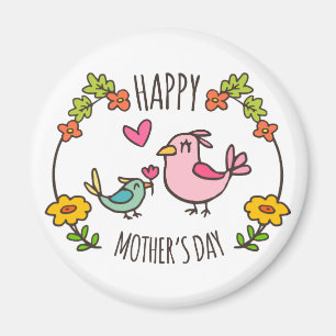 Adorable Happy Mother's Day   Magnet
