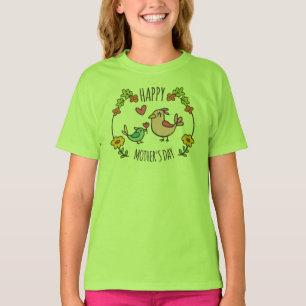 Adorable Happy Mother's Day Ringer Shirt