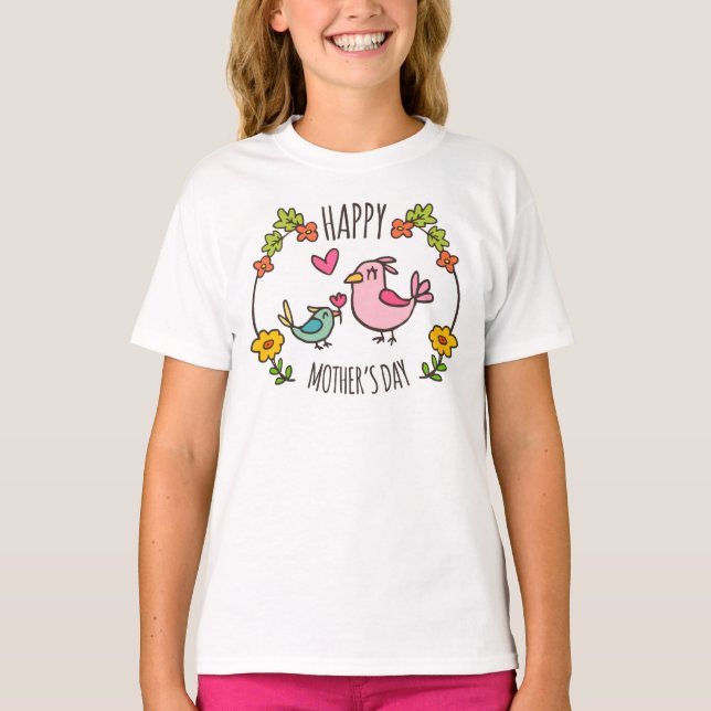 Adorable Happy Mother's Day | Sleeve Shirt (Front)