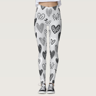 adorable hearts leggings