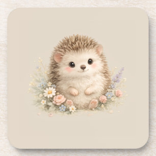 Adorable Hedgehog European Garden Coaster