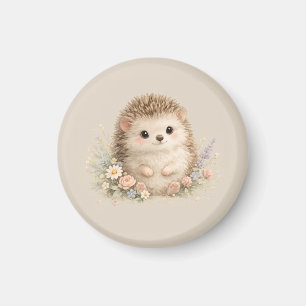 Adorable Hedgehog European Garden  Magnet