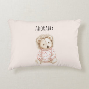 Adorable Hedgehog Heart Animal Decorative Cushion