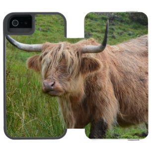 Adorable Highland Cow Incipio Watson™ iPhone 5 Wallet Case