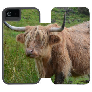 Adorable Highland Cow Incipio Watson™ iPhone 5 Wallet Case
