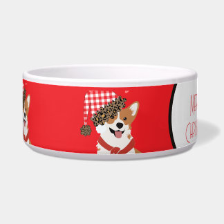 Adorable Holiday Puppy Wearing Christmas Santa Hat