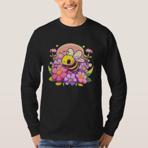 Adorable Honeybees and Flowers Save the Bees with  T-Shirt