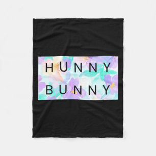 Adorable hunny bunny kids easter t shirt_1 fleece blanket