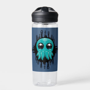 Adorable Inky Baby Octopus Friend Water Bottle