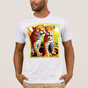 Adorable Jaguar Cubs in the Jungle. Buy Now T-Shirt