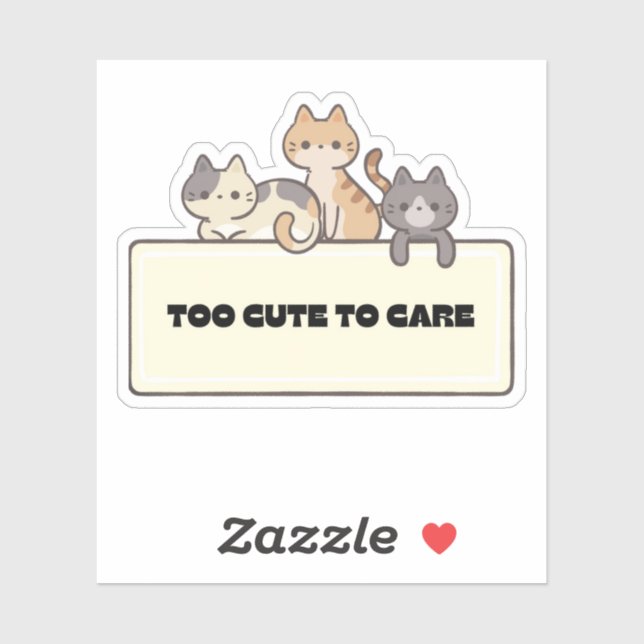 Adorable Kawaii Cats Funny Cute Cat Design (Sheet)