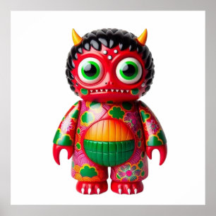 Adorable Kawaii Doll Poster for Cosy Modern Wall D