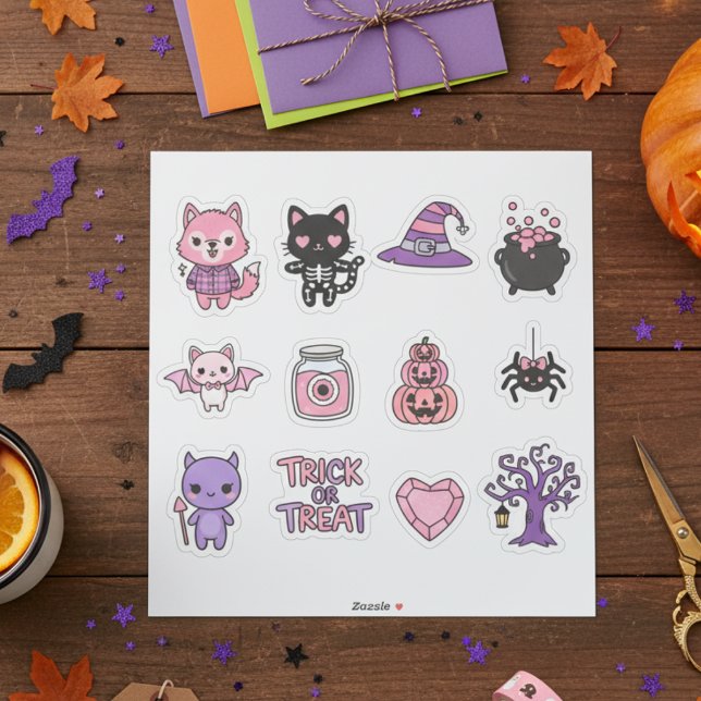 Adorable Kawaii Halloween Sticker Pack (Adorable Kawaii Halloween Sticker Pack)