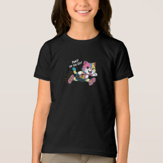Adorable Kawaii Happy Character T-Shirt: Whimsical Tri-Blend Shirt
