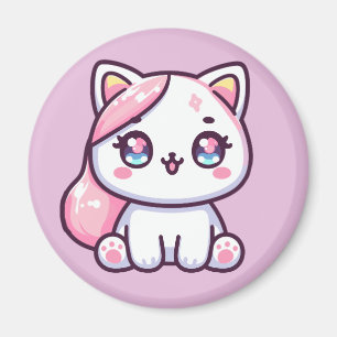 Adorable Kawaii Kitten Magnet