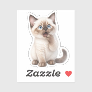 Adorable Kawaii Kitten Sticker