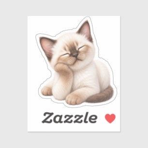 Adorable Kawaii Kitten Sticker