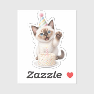 Adorable Kawaii Kitten Sticker