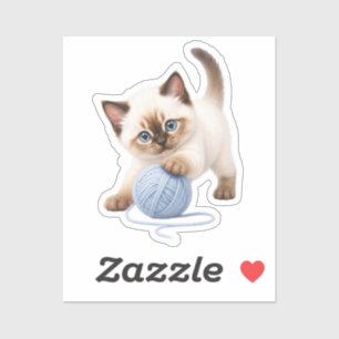 Adorable Kawaii Kitten Sticker