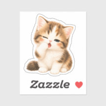 Adorable Kawaii Kitten Sticker
