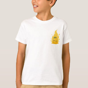 Adorable Kawaii Lemon Character T-Shirt